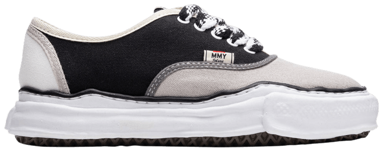 Maison Mihara Yasuhiro Baker OG Sole Canvas Low Black White