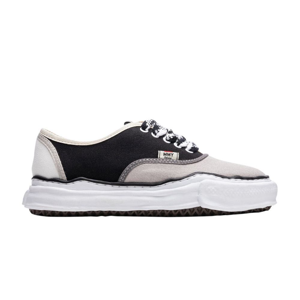 Pre-owned Miharayasuhiro Maison Mihara Yasuhiro Maison Mihara Yasuhiro Baker Og Sole Canvas Low 'black White' | Men's Size 43