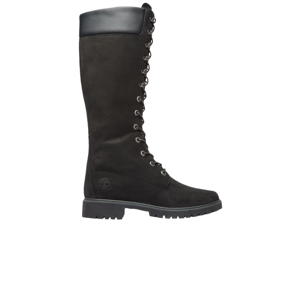 Pre-owned Timberland Wmns 14 Inch Waterproof Premium Boot 'black'
