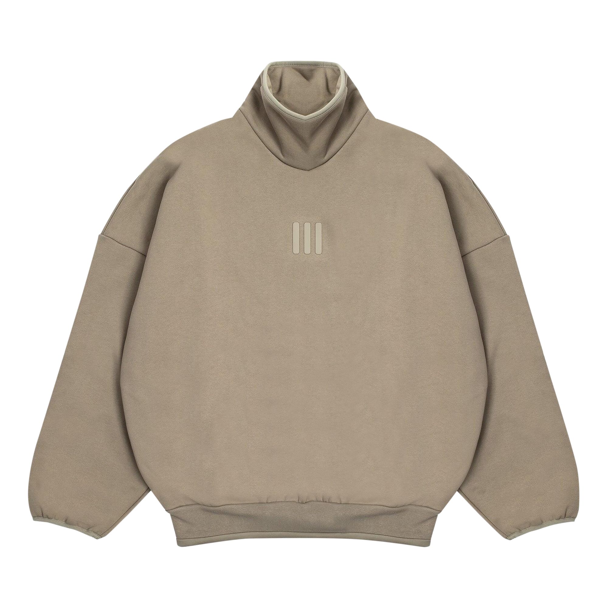 adidas x Fear of God Athletics Performance Sweatshirt 'Clay/Grey' | Tan | Men's Size XL