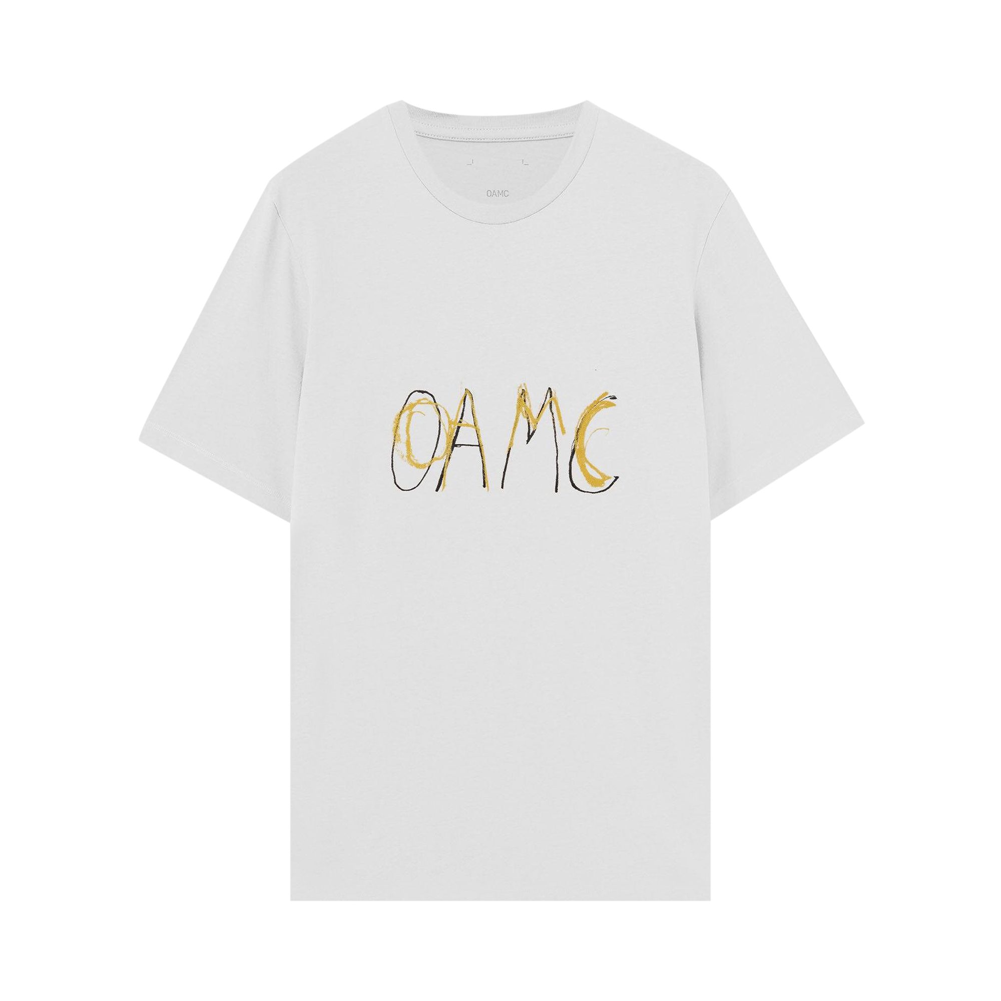 Pre-owned Oamc Scrawl T-shirt 'white' | Men's Size S