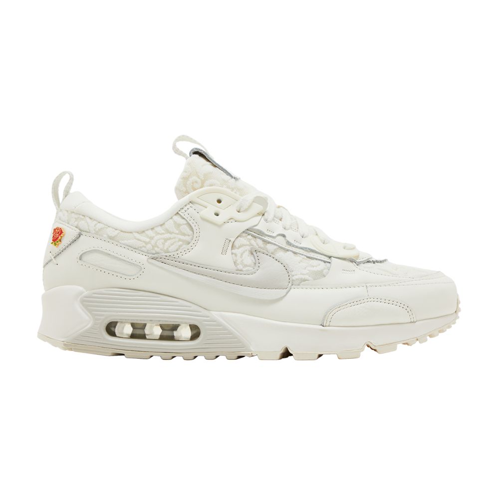 Pre-owned Nike Wmns Air Max 90 Futura 'give Her Flowers' In Cream