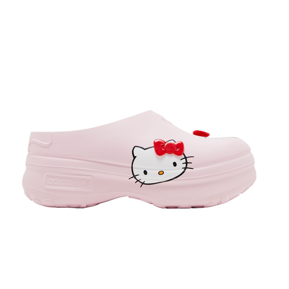 Pre-owned Adidas Originals Adidas Hello Kitty X Wmns Adifom Stan Smith Mule '50th Anniversary Pack - Clear Pink' | Women's Size