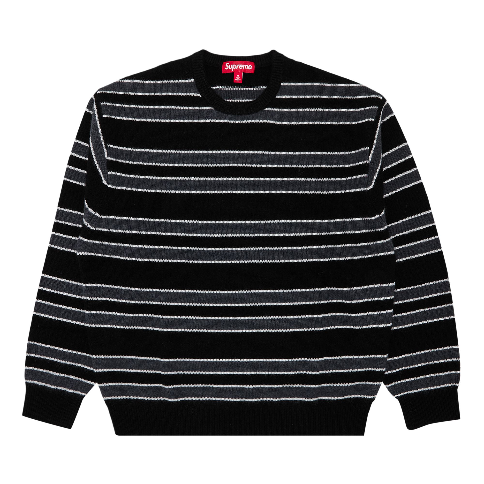 Supreme Cashmere Sweater 'Black Stripe' | Men's Size M