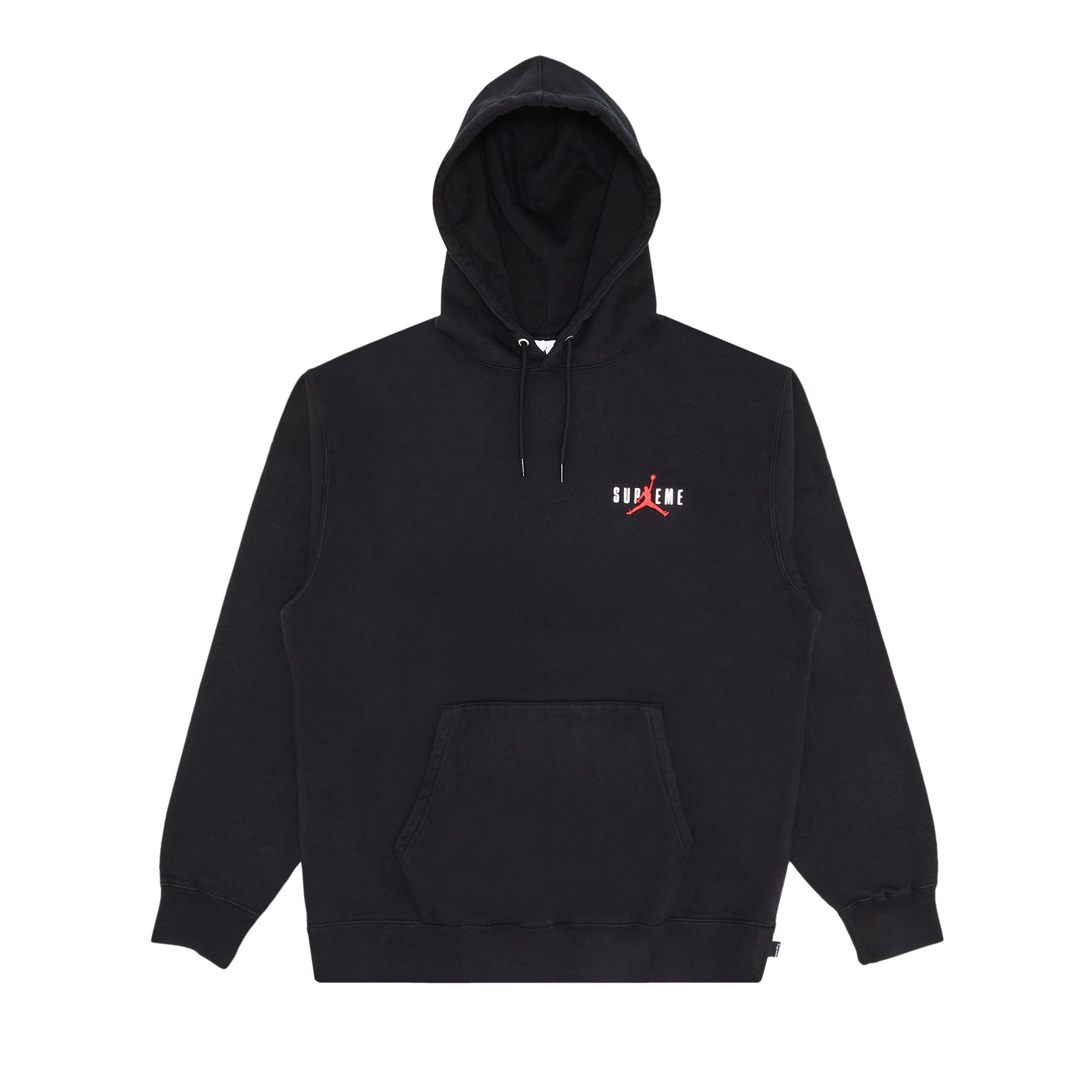 Supreme x Jordan Hooded Sweatshirt 'Black' | Men's Size S