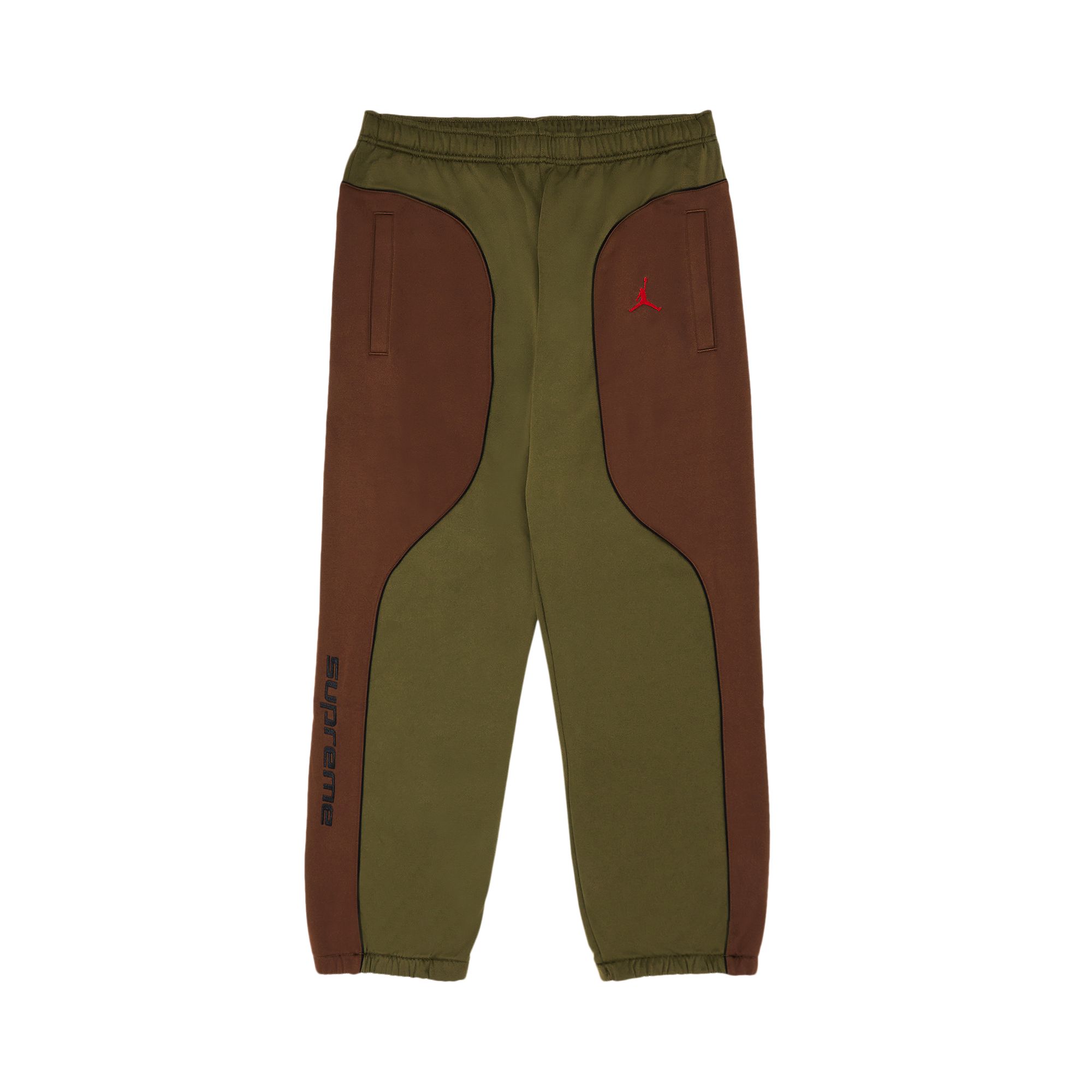 Supreme x Jordan Tricot Track Pant 'Olive' | Green | Men's Size L