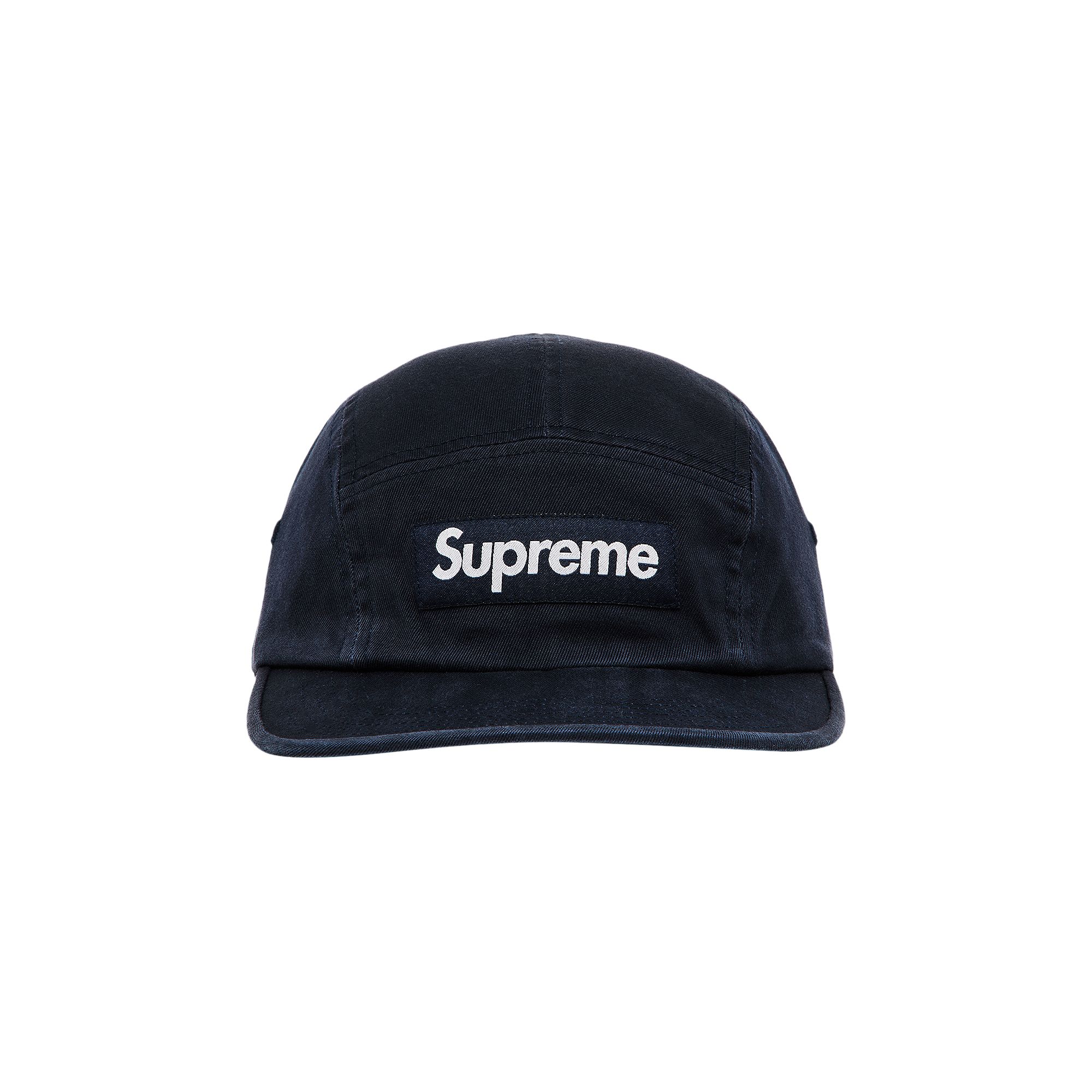 Supreme Washed Chino Twill Camp Cap 'Navy' | Blue | Men's Size Onesize