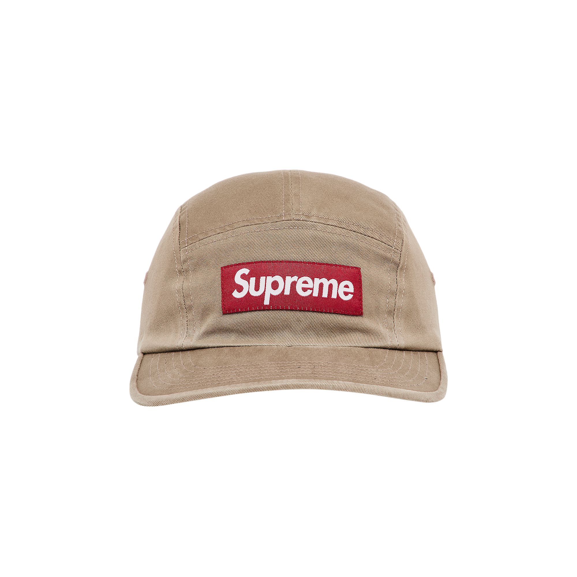 Pre-owned Supreme Washed Chino Twill Camp Cap 'tan'