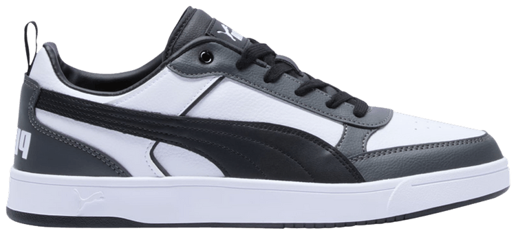 Puma Dribble White Black Shadow Grey