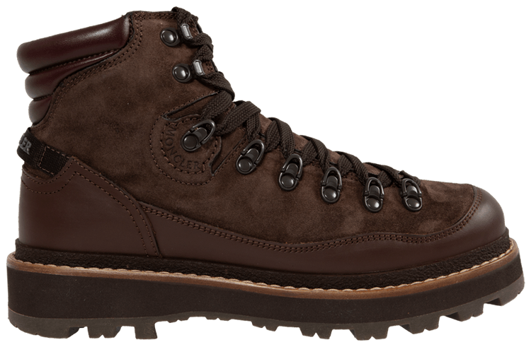 Moncler Peka Hiking Boot Brown Suede