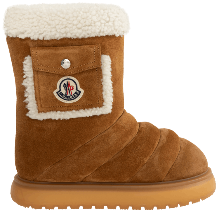 Moncler Wmns Gaia Pocket Snow Boot Brown