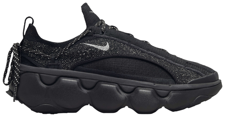 Nike Wmns Flyknit Bloom Black Metallic Silver