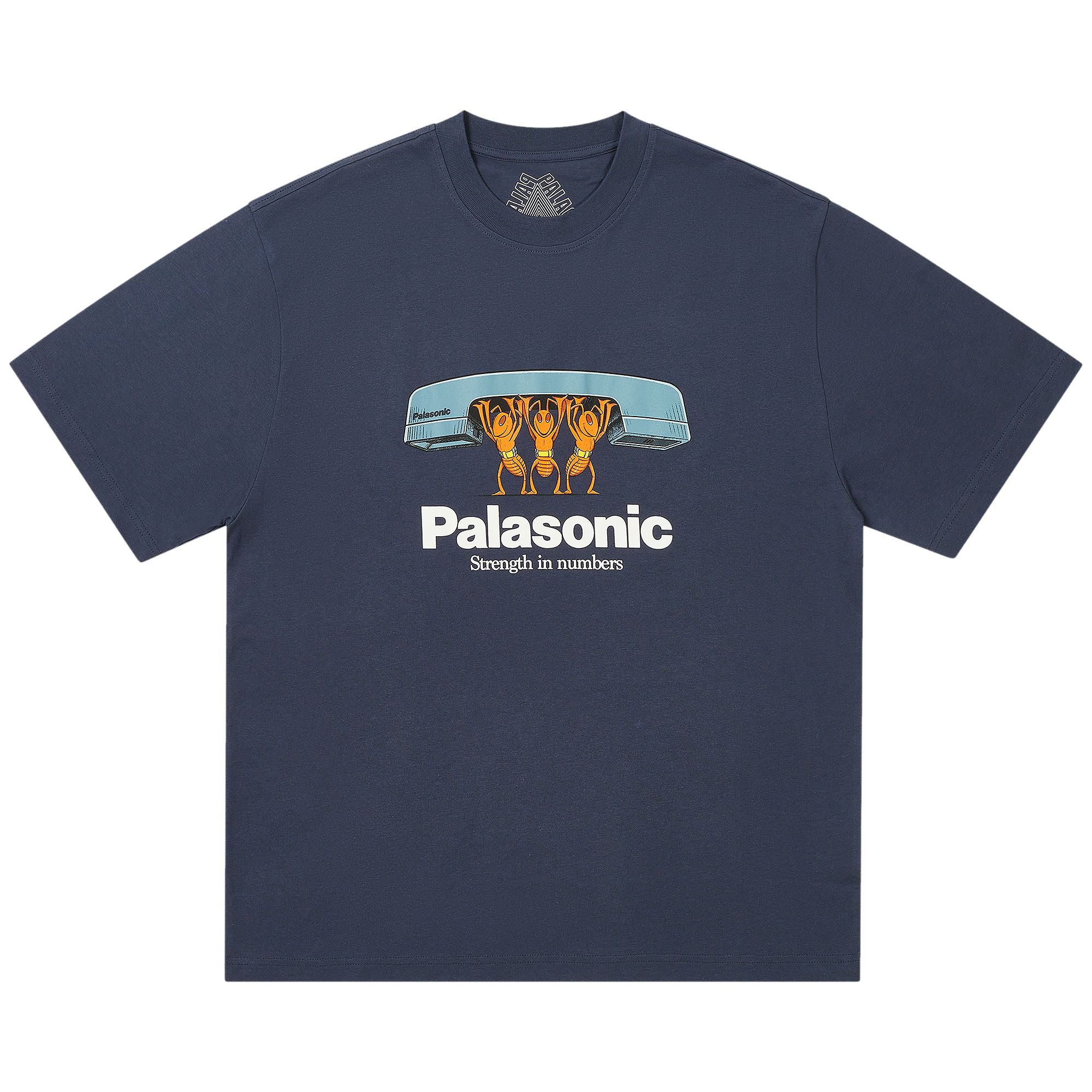 Pre-owned Palace Bell Man T-shirt 'navy' | Blue | Men's Size Xl