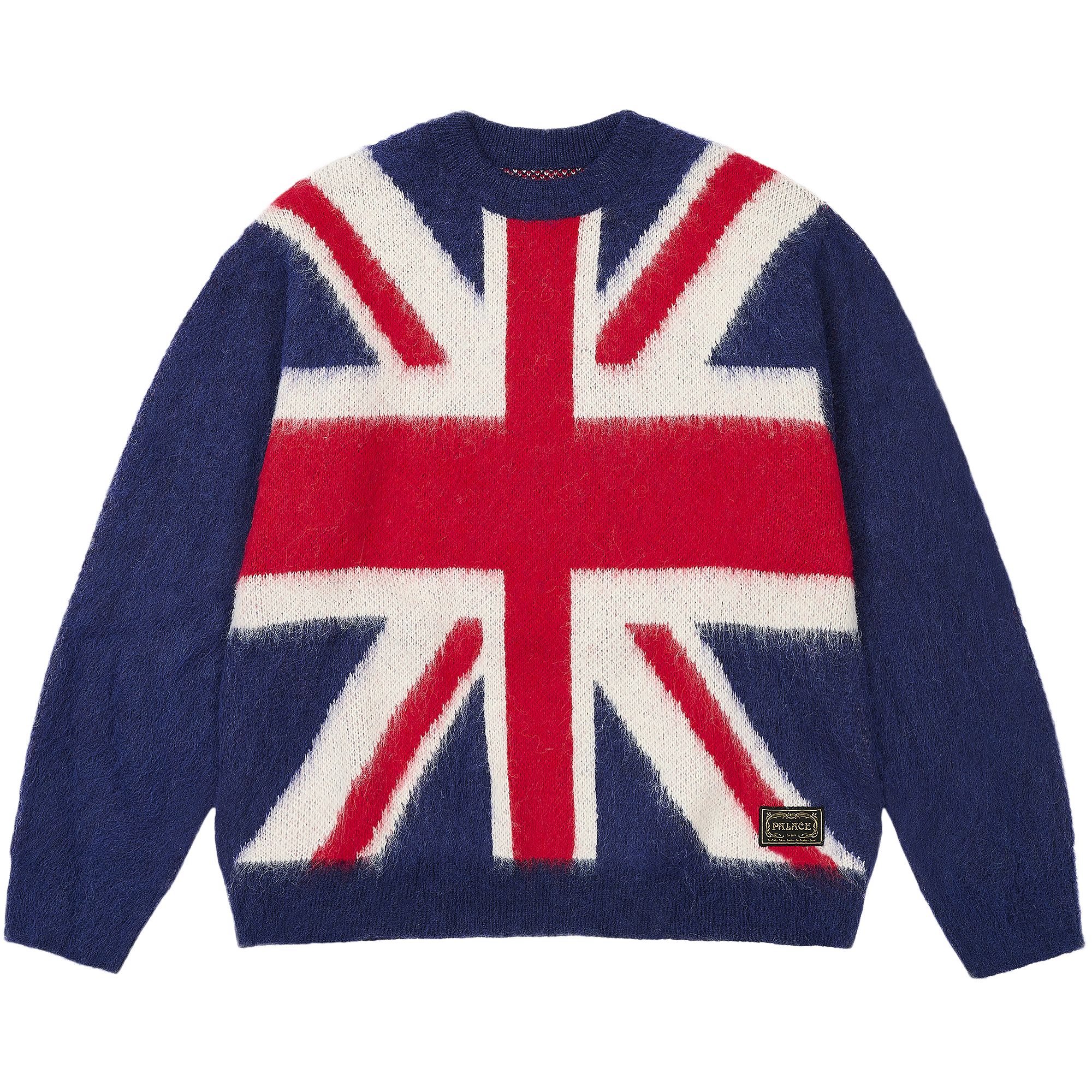 Pre-owned Palace Hairy Flag Knit 'uk' | Multi-color | Men's Size M