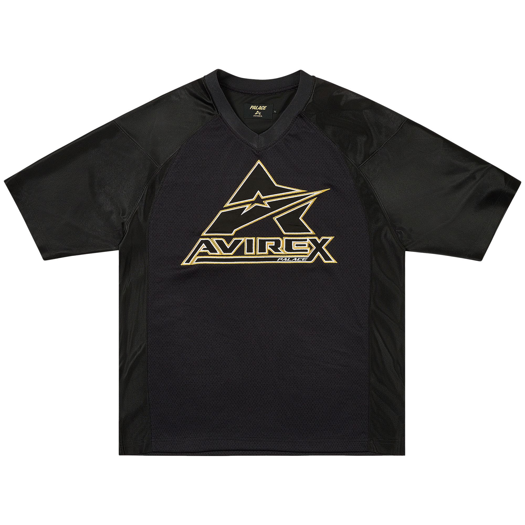 Pre-owned Palace Avirex Mesh Jersey 'black' | Men's Size L