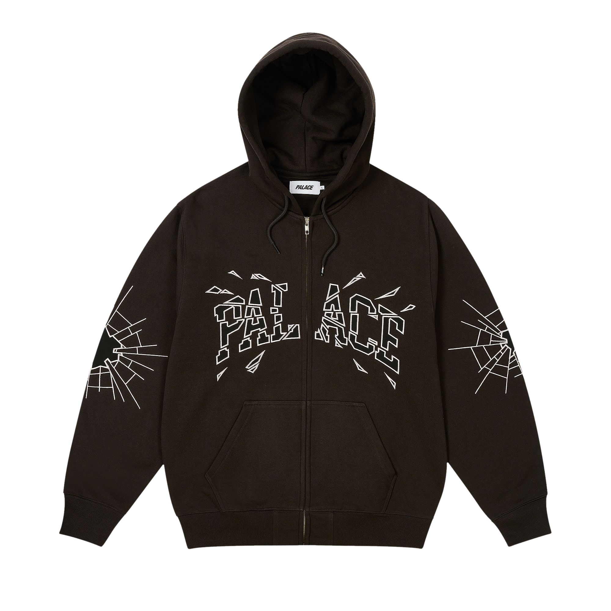 Pre-owned Palace Shatter Zip Hood 'black' | Men's Size M