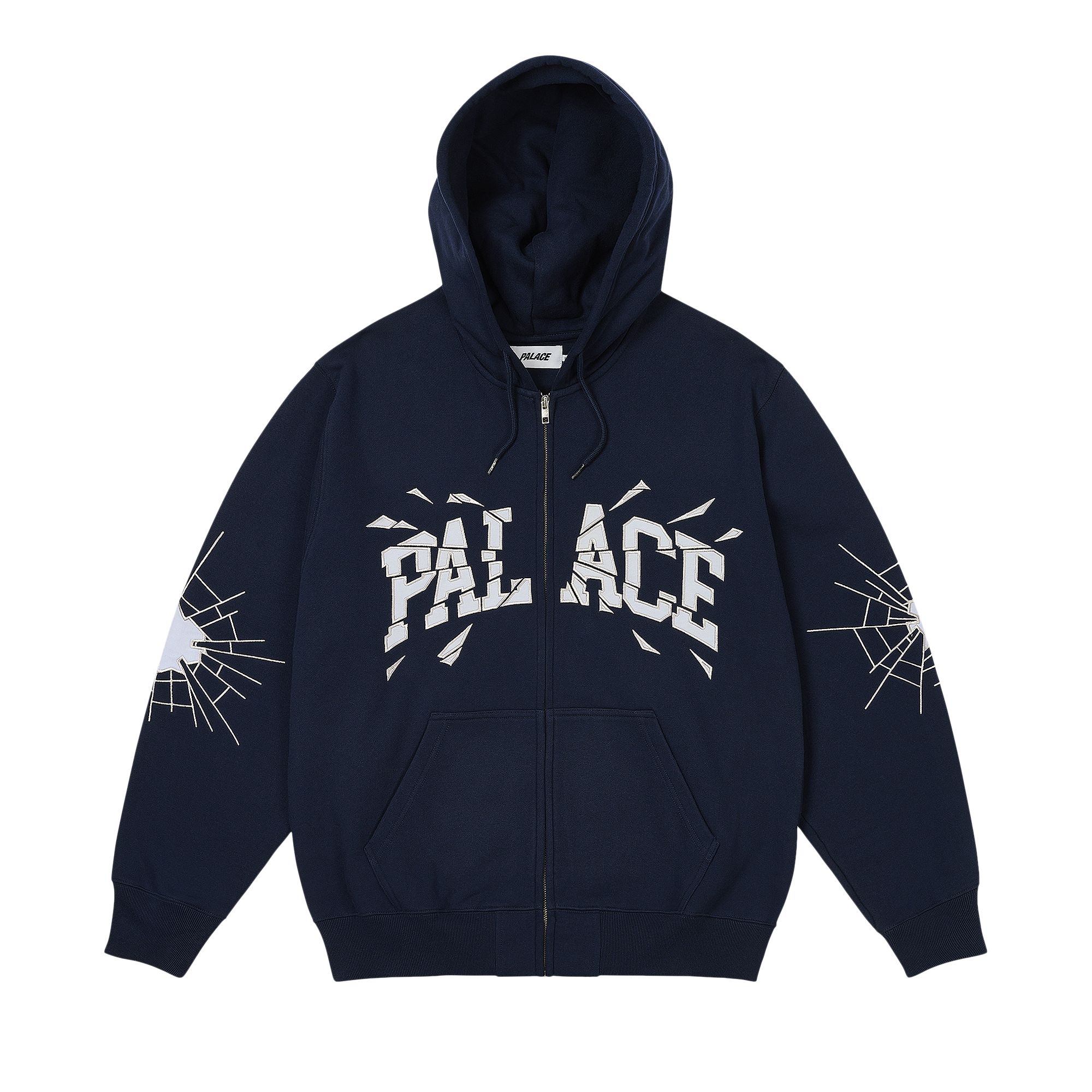 Pre-owned Palace Shatter Zip Hood 'navy' | Blue | Men's Size S