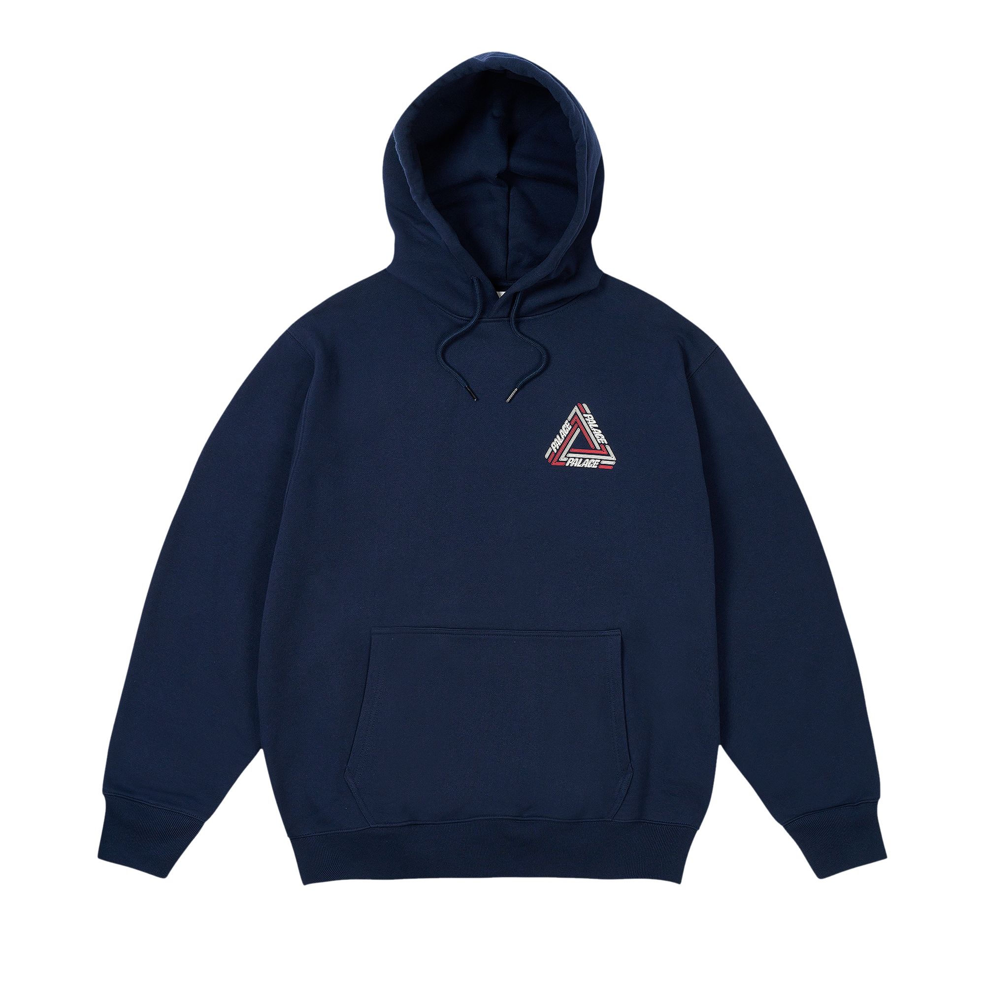 Pre-owned Palace Tri-line Hood 'navy' | Blue | Men's Size L