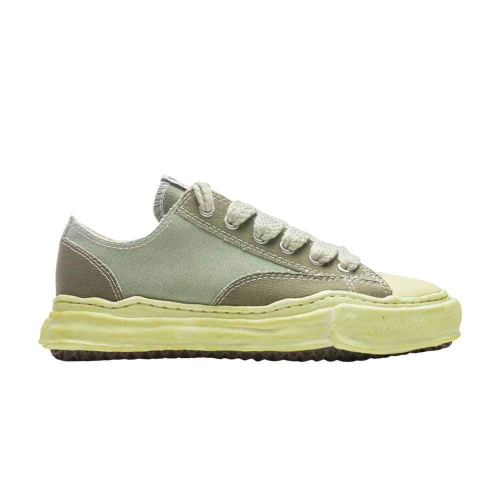 Pre-owned Miharayasuhiro Maison Mihara Yasuhiro Peterson Low Og Sole Spray-dyed Canvas 'green' | Men's Size 38