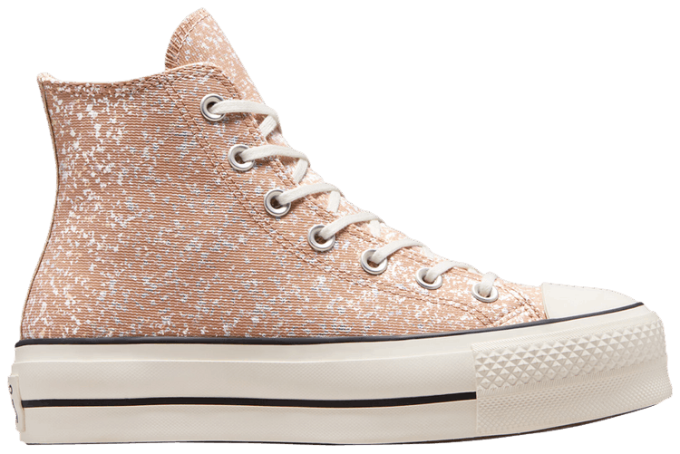 Converse Wmns Chuck Taylor All Star Lift Platform High Glitter   Dusty Cinder