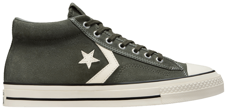 Converse Star Player 76 Suede Mid Cave Green