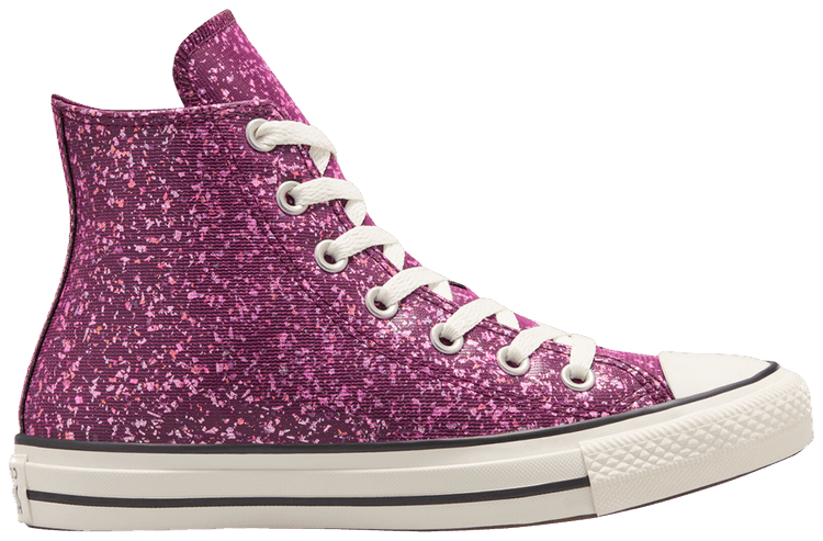 Converse Wmns Chuck Taylor All Star High Glitter   Orchid Abyss