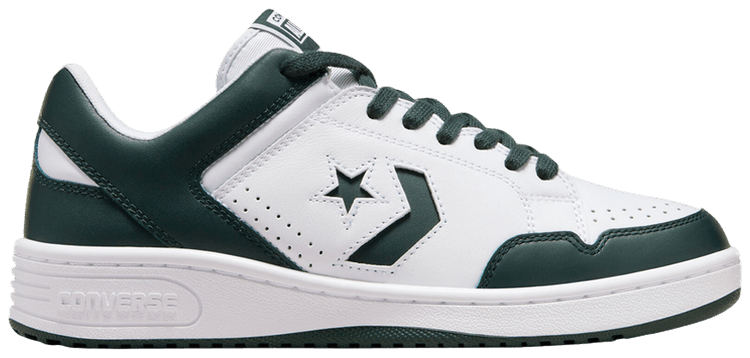 Converse Weapon Low White Deep Emerald