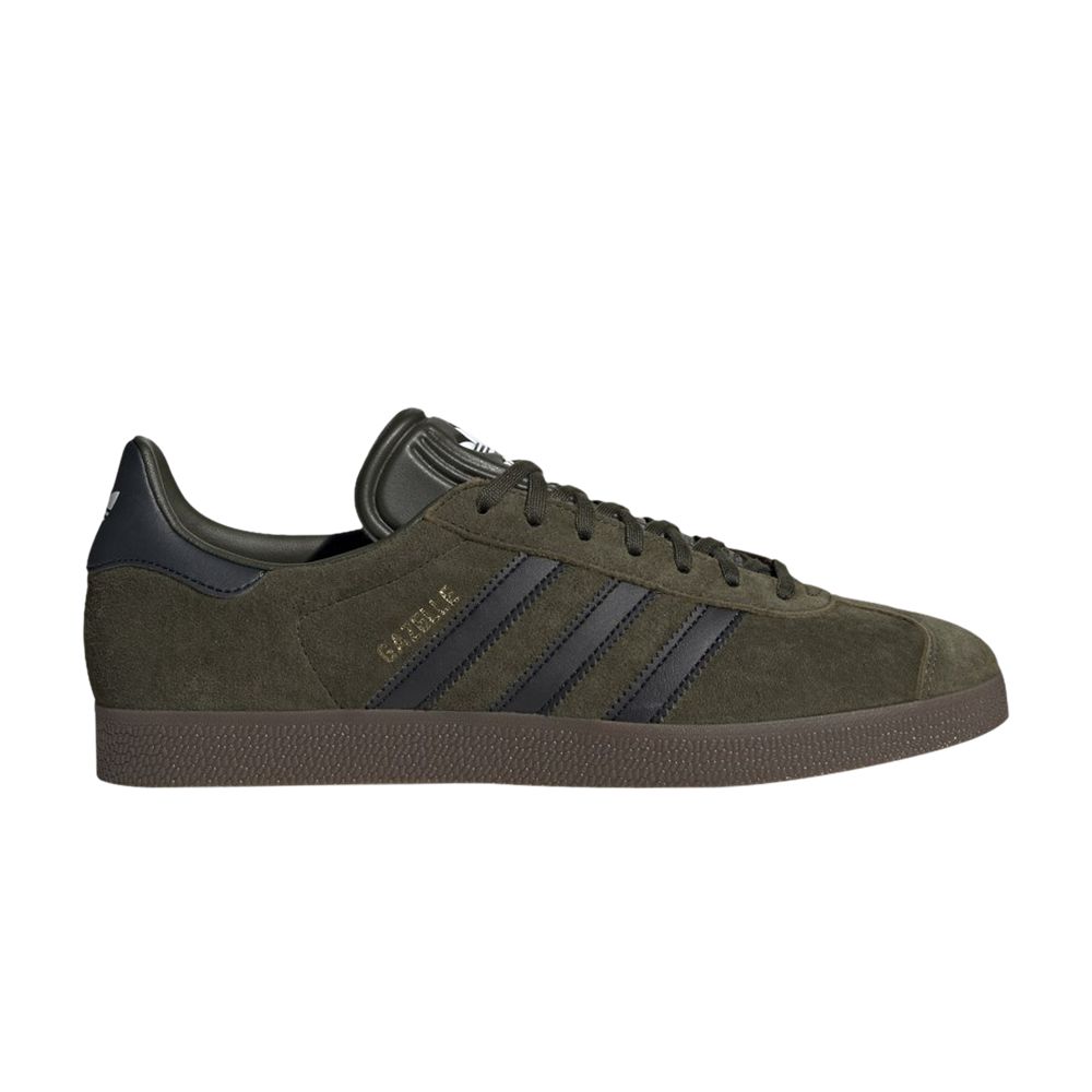 adidas Gazelle 'Night Cargo Black' | Green | Men's Size 9.5