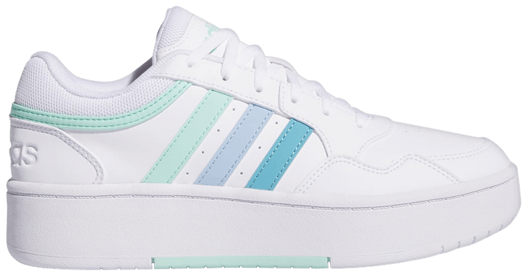 Adidas Wmns Hoops 30 Bold Low White Preloved Blue Mint
