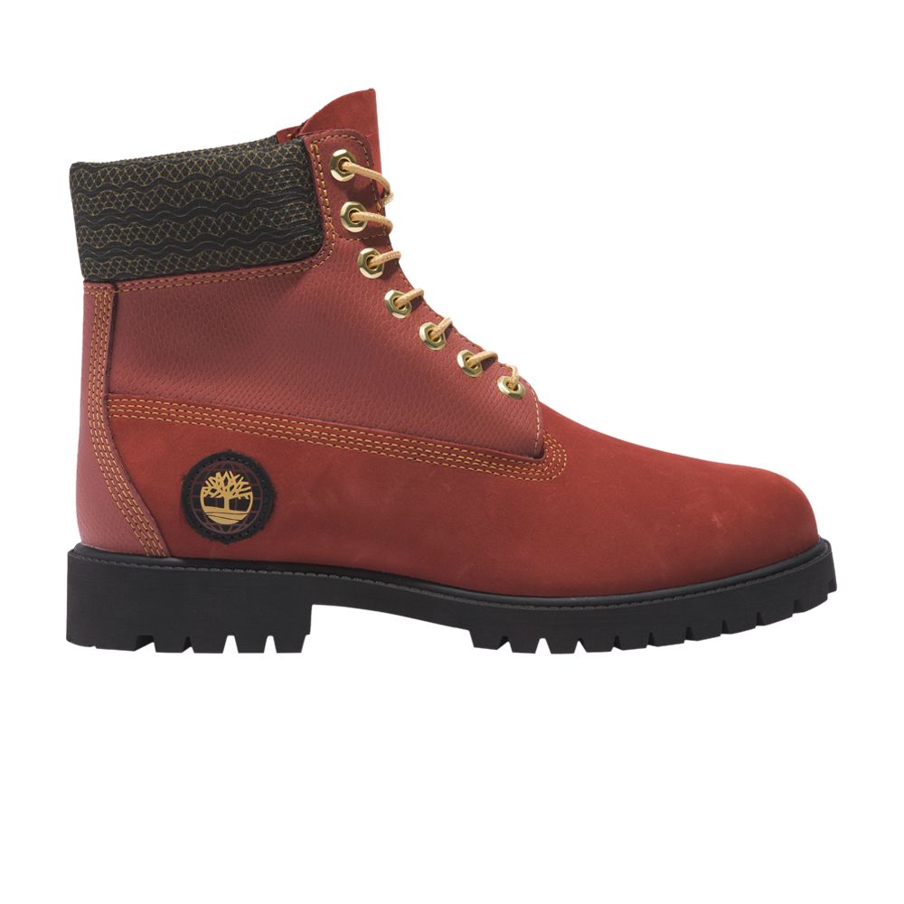 Pre-owned Timberland 6 Inch Premium Boot 'lunar New Year' In Red