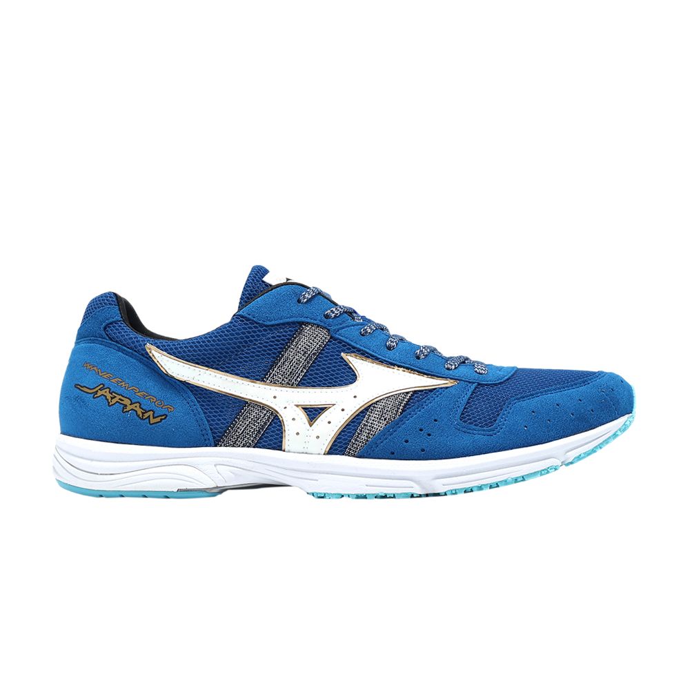 Pre-owned Mizuno Wave Emperor Japan 4 'blue White'