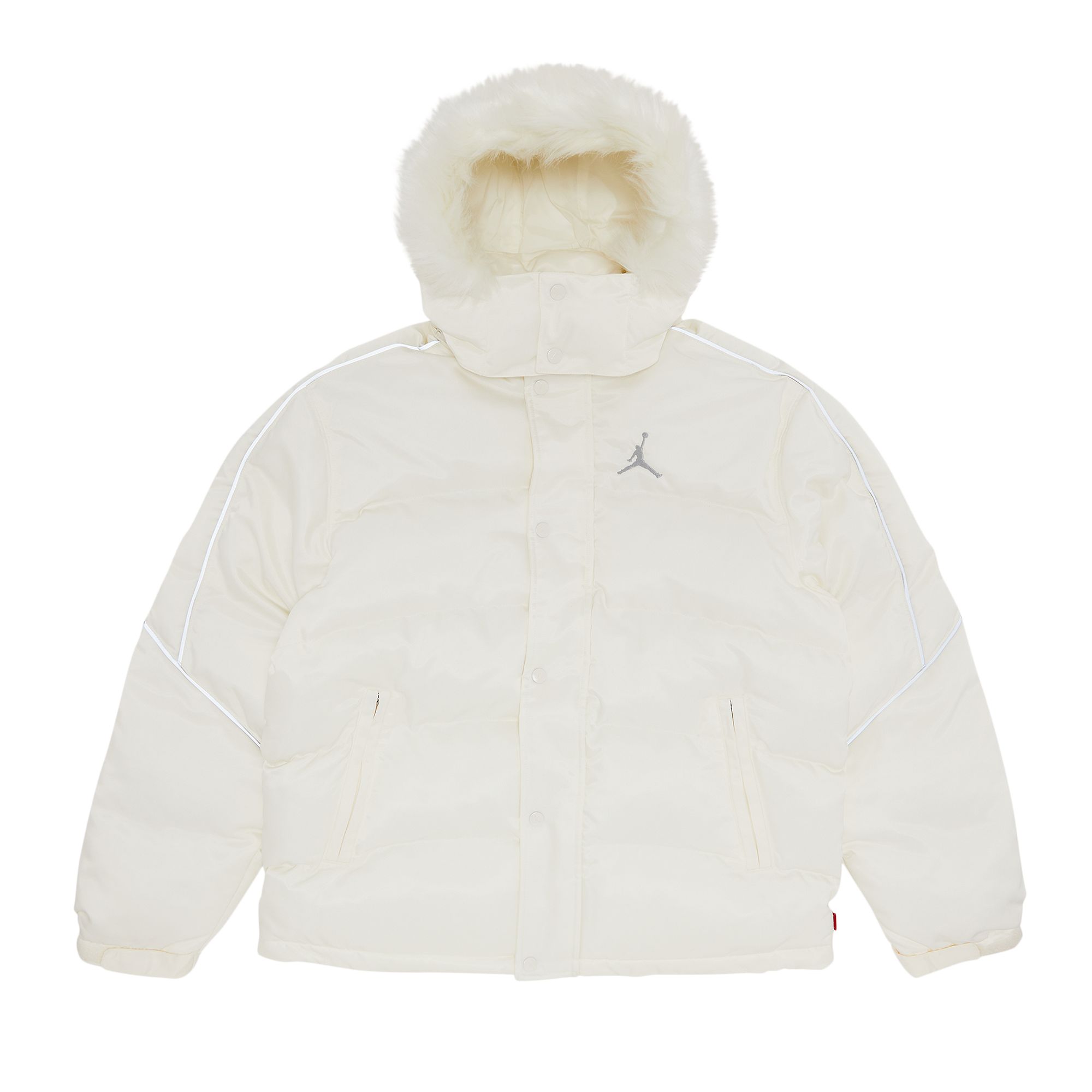 Supreme x Jordan Puffer Jacket 'White' | Men's Size 2XL