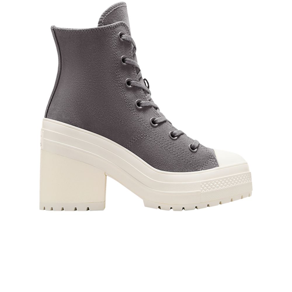 Pre-owned Converse Wmns Chuck 70 De Luxe Heel Platform High 'sharkskin' In Grey