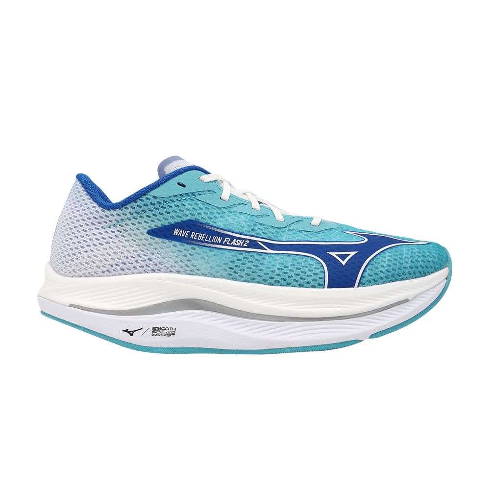 Pre-owned Mizuno Wave Rebellion Flash 2 'river Blue' | Men's Size 11