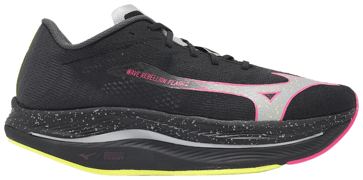 Buy Mizuno Wave Rebellion Flash 2 'Black Pink Tetra' - J1GC243652