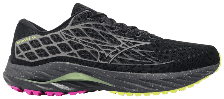 Buy Mizuno Wave Inspire 20 'Black Sunny Lime' - J1GC246401 | GOAT