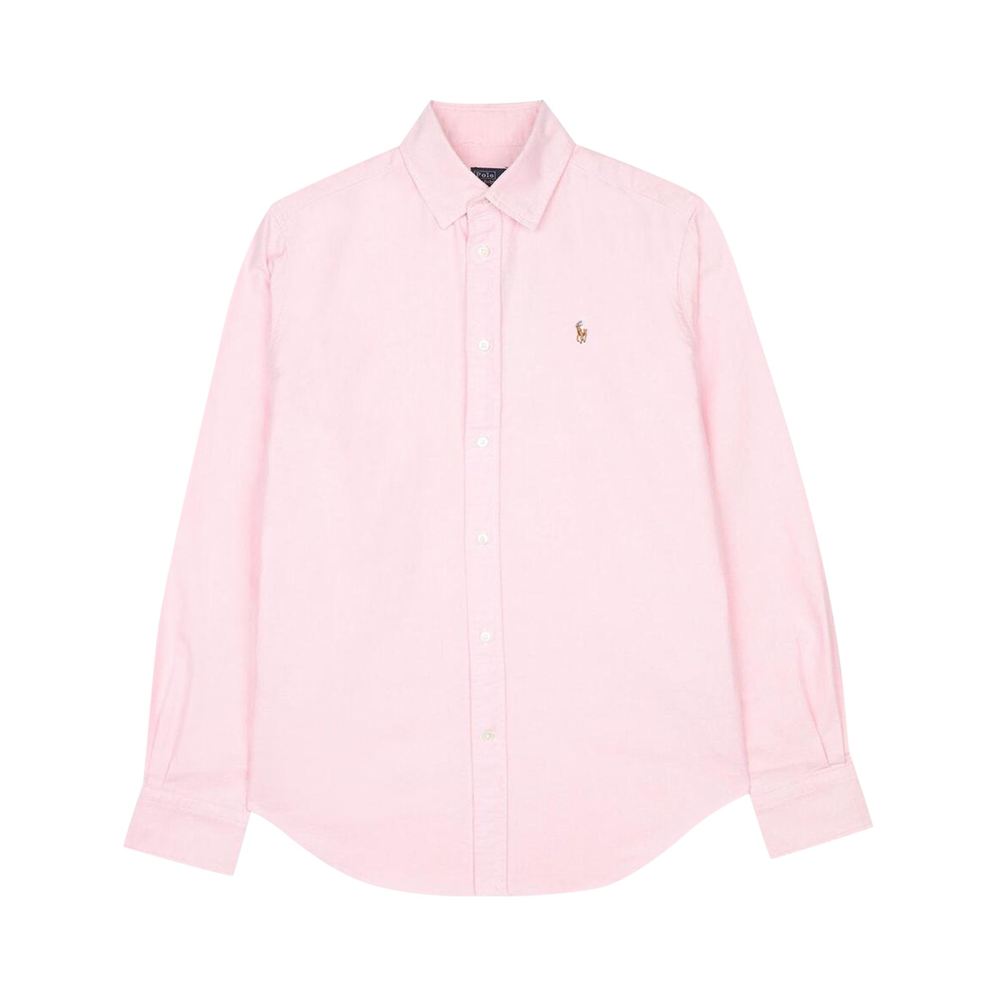 Pre-owned Polo Ralph Lauren Crlte St Long-sleeve Button Front Shirt 'bath Pink'