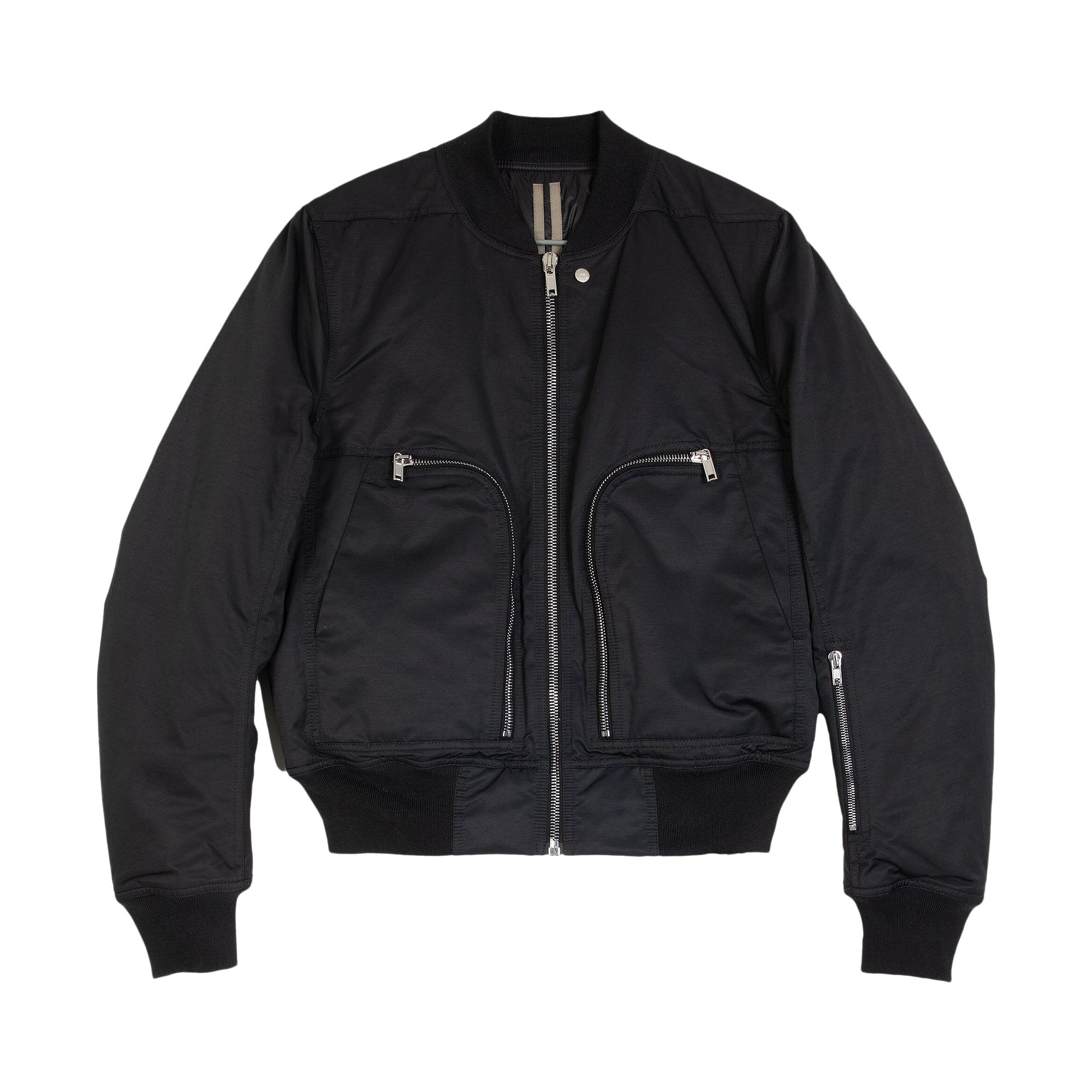 Pre-owned Rick Owens Drkshdw Bauhaus Flight Bomber Jacket 'black' | Men's Size M