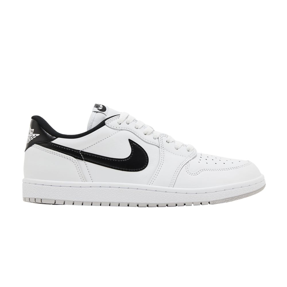 Air Jordan 1 Retro Low '85 OG 'Metallic Black' | White | Men's Size 12.5
