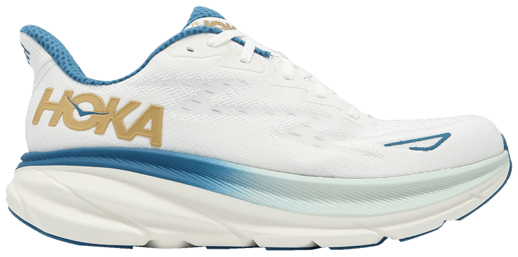 HOKA Clifton 9 2E Wide Frost Gold