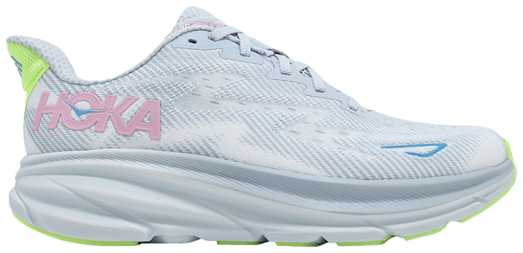 HOKA Wmns Clifton 9 Wide Gull Sea Ice