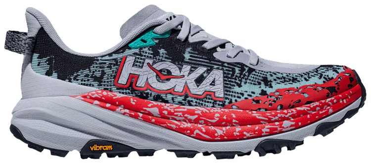 HOKA Wmns Speedgoat 6 Gull Stormy Skies