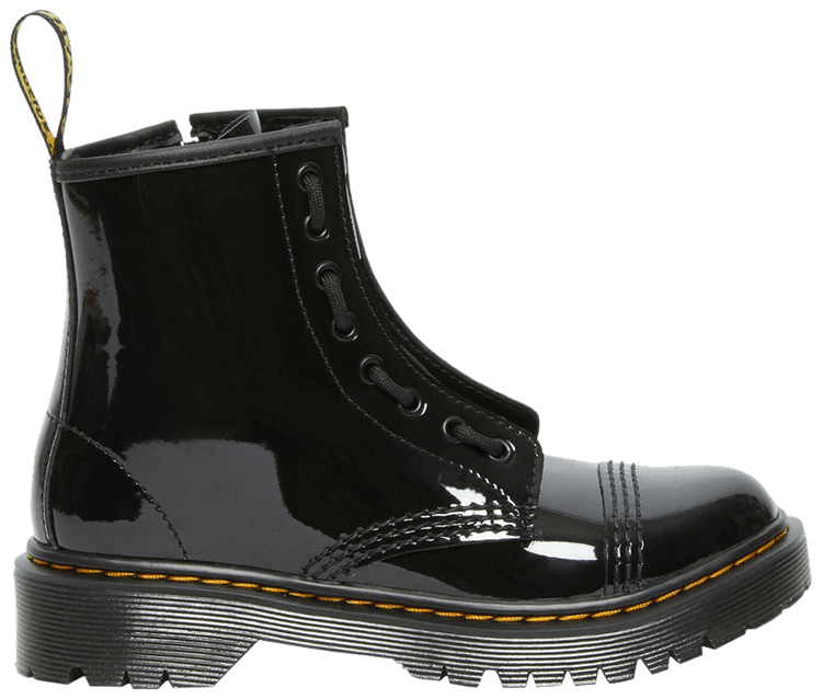 Dr Martens Sinclair Bex Patent Leather Boot Junior Black