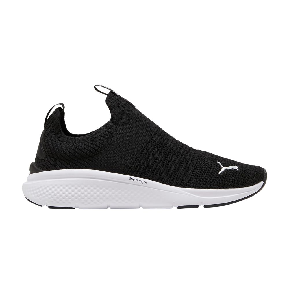 Pre-owned Puma Wmns Softride Pro Echo Slip-on 'black White' | Women's Size 7.5