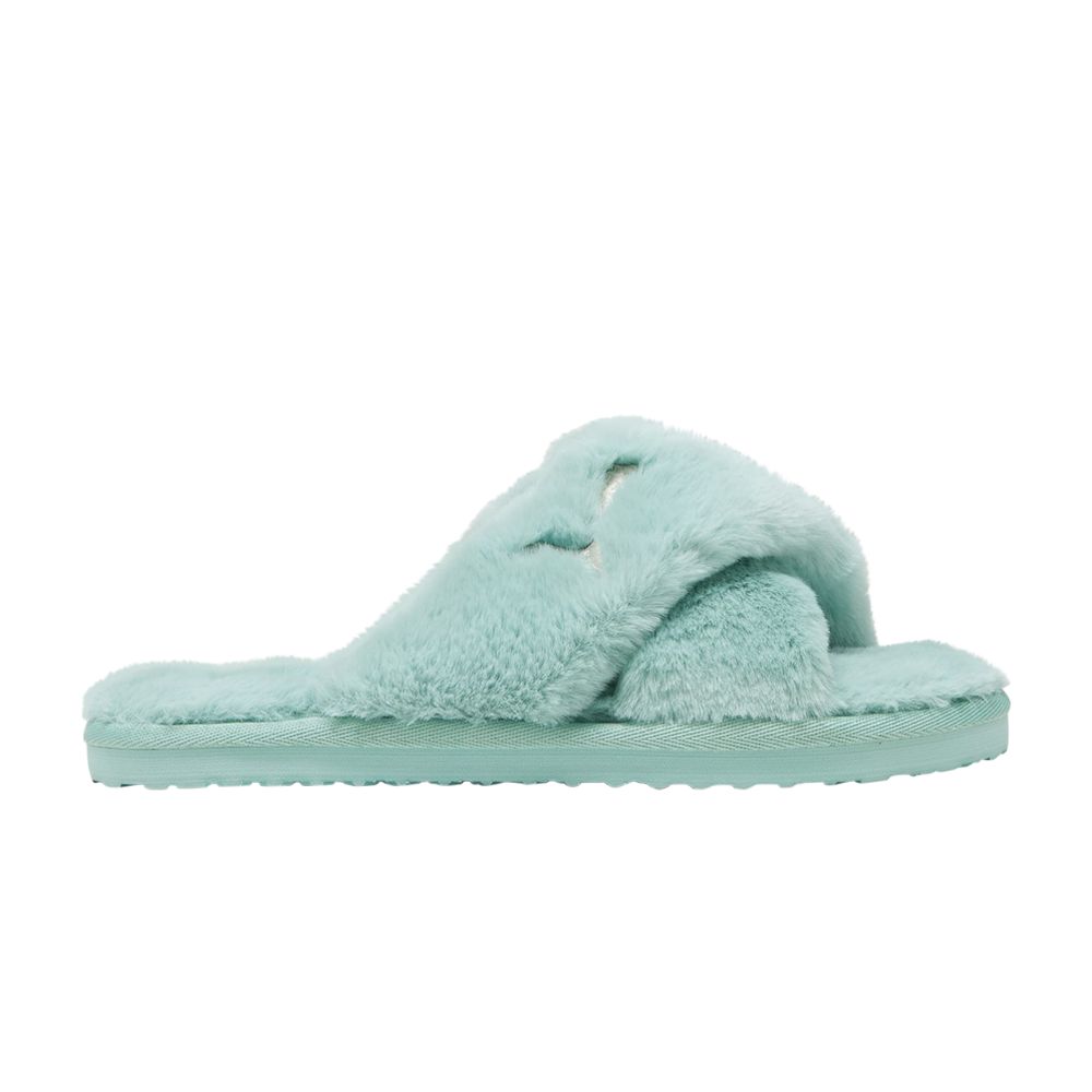 Pre-owned Puma Wmns Fluff X Strap Bx 'green Fog'
