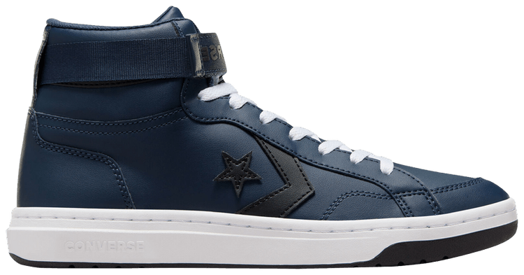 Converse Pro Blaze V2 Leather Mid Navy Black