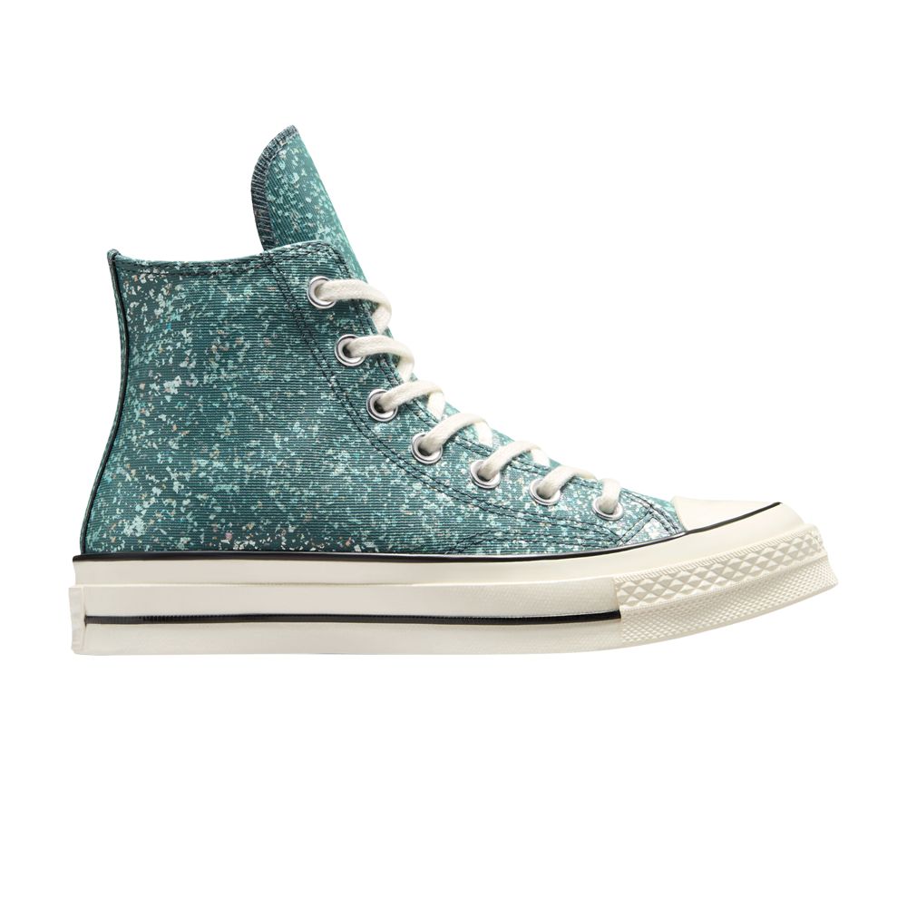 Pre-owned Converse Wmns Chuck 70 High 'glitter - Newtral Teal'