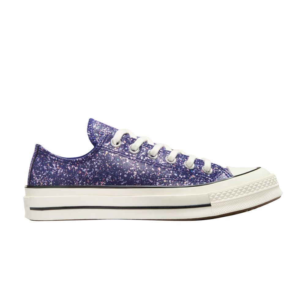 Pre-owned Converse Wmns Chuck 70 Low 'glitter - Night Indigo' In Blue