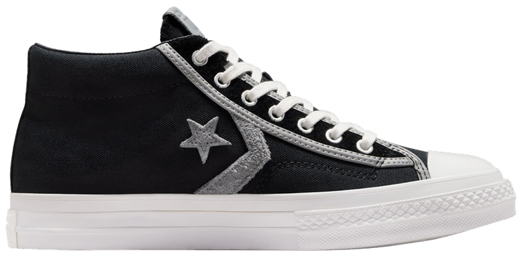 Converse Star Player 76 Luxe Mid Black Classic Grey