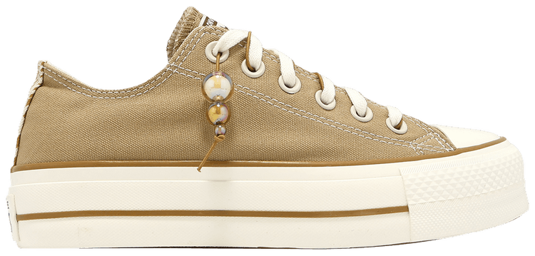 Converse Wmns Chuck Taylor All Star Lift Low Khaki Charm